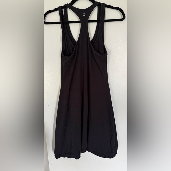 Lululemon Reversible Double Layer Twisted Bubble Dress- Black - Picture 3 of 3